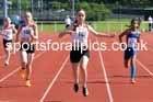 Girls Under-13s 200 metres, 2023 North Eastern Track and Field Champs., Middlesbrough Sports Village, Middlesbrough. Photo: David T. Hewitson/Sports for All Pics